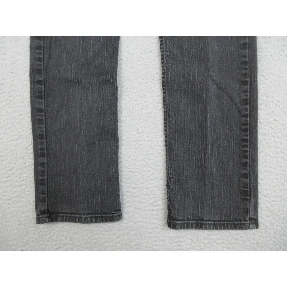 Levis 514 Jeans Mens 31x28 Gray Denim Straight Leg Stretch Low Rise Tagged 33x30